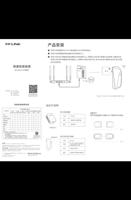 TP-LINK TL-PA201&TL-PA201W V1.0